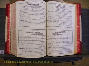 Richmond Marriages, Book V V, 1942-1944 P 710-711.JPG