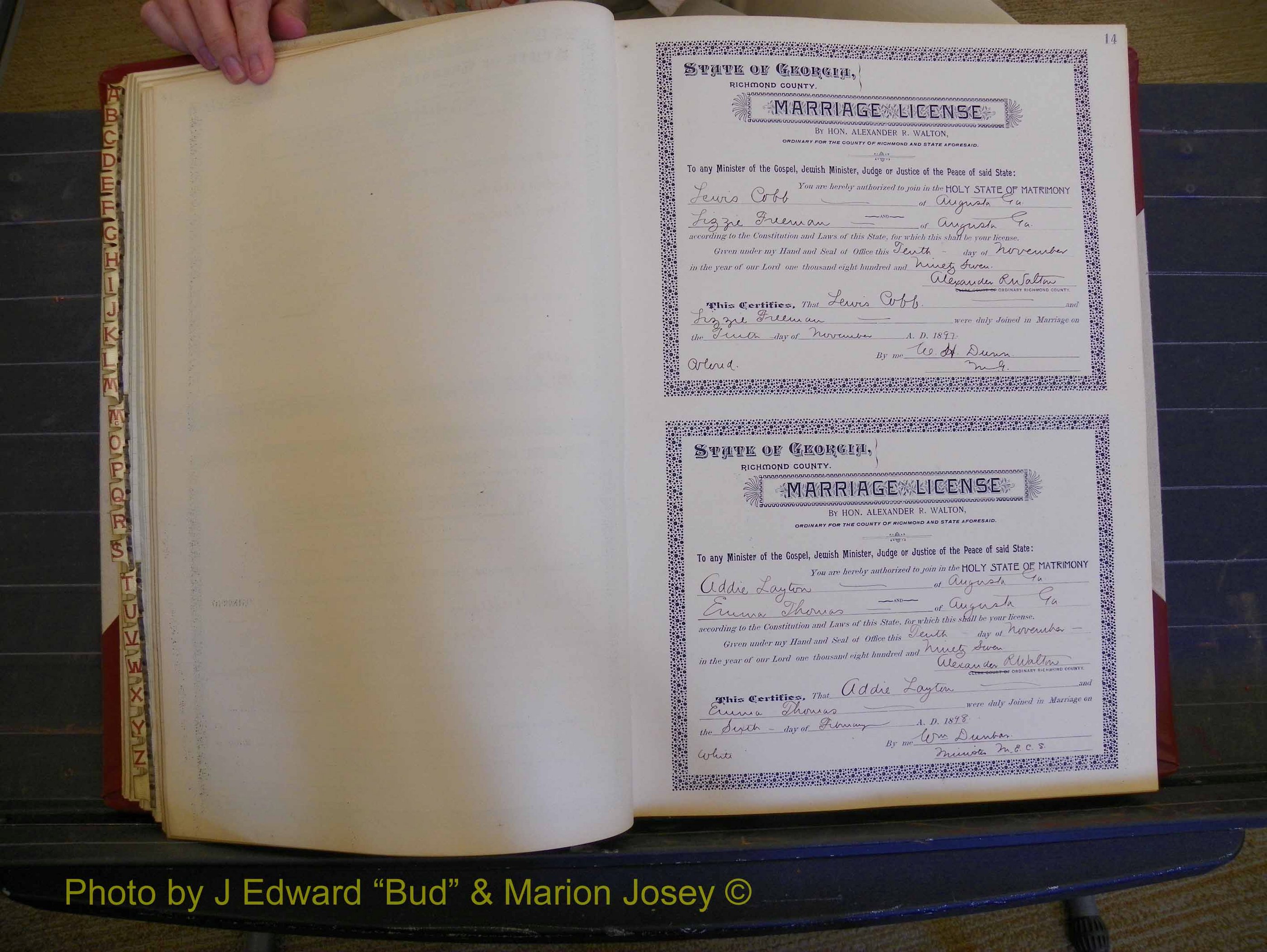 Richmond Marriages, Book V, 1897-1898 P 014.JPG
