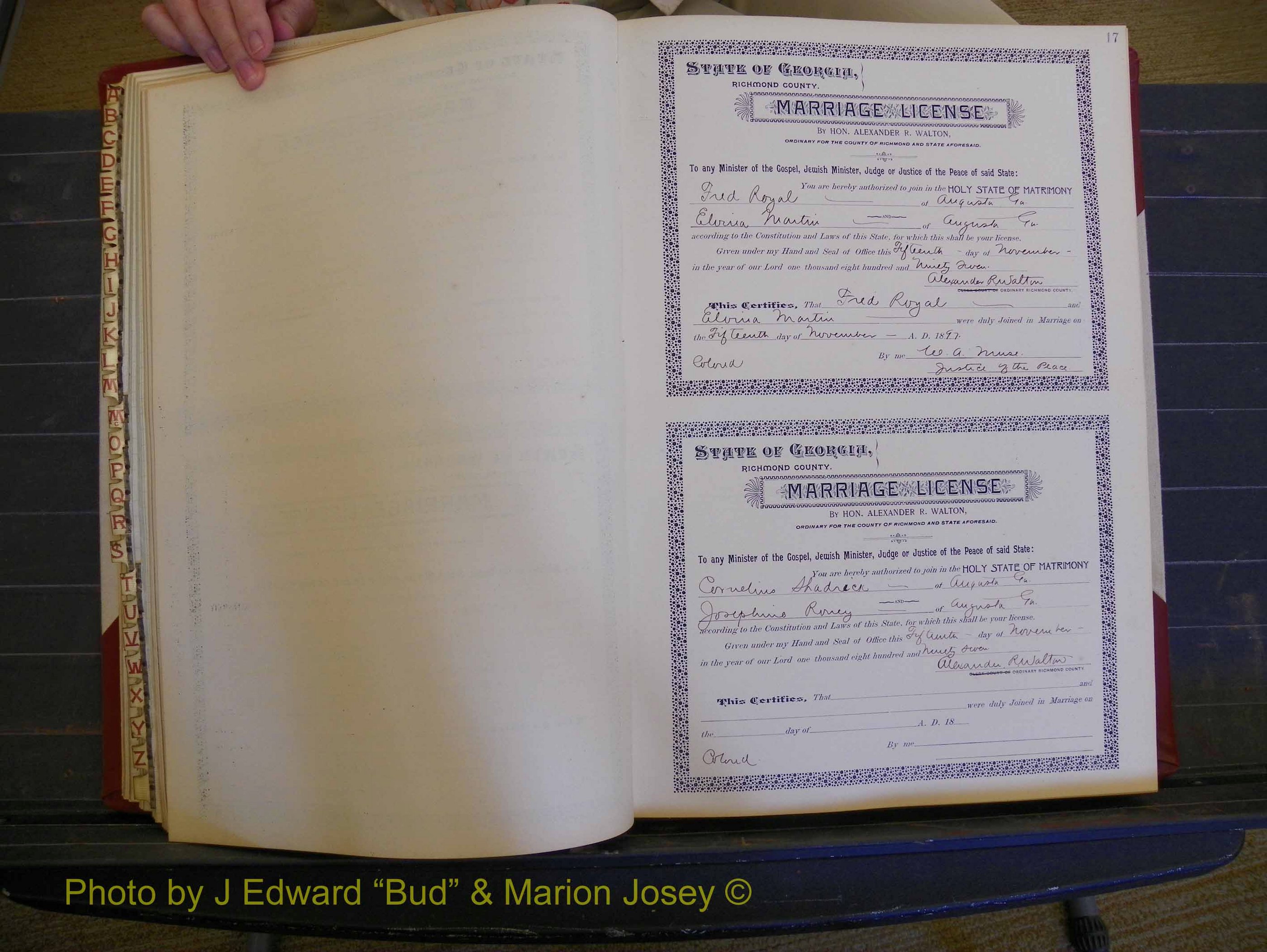 Richmond Marriages, Book V, 1897-1898 P 017.JPG