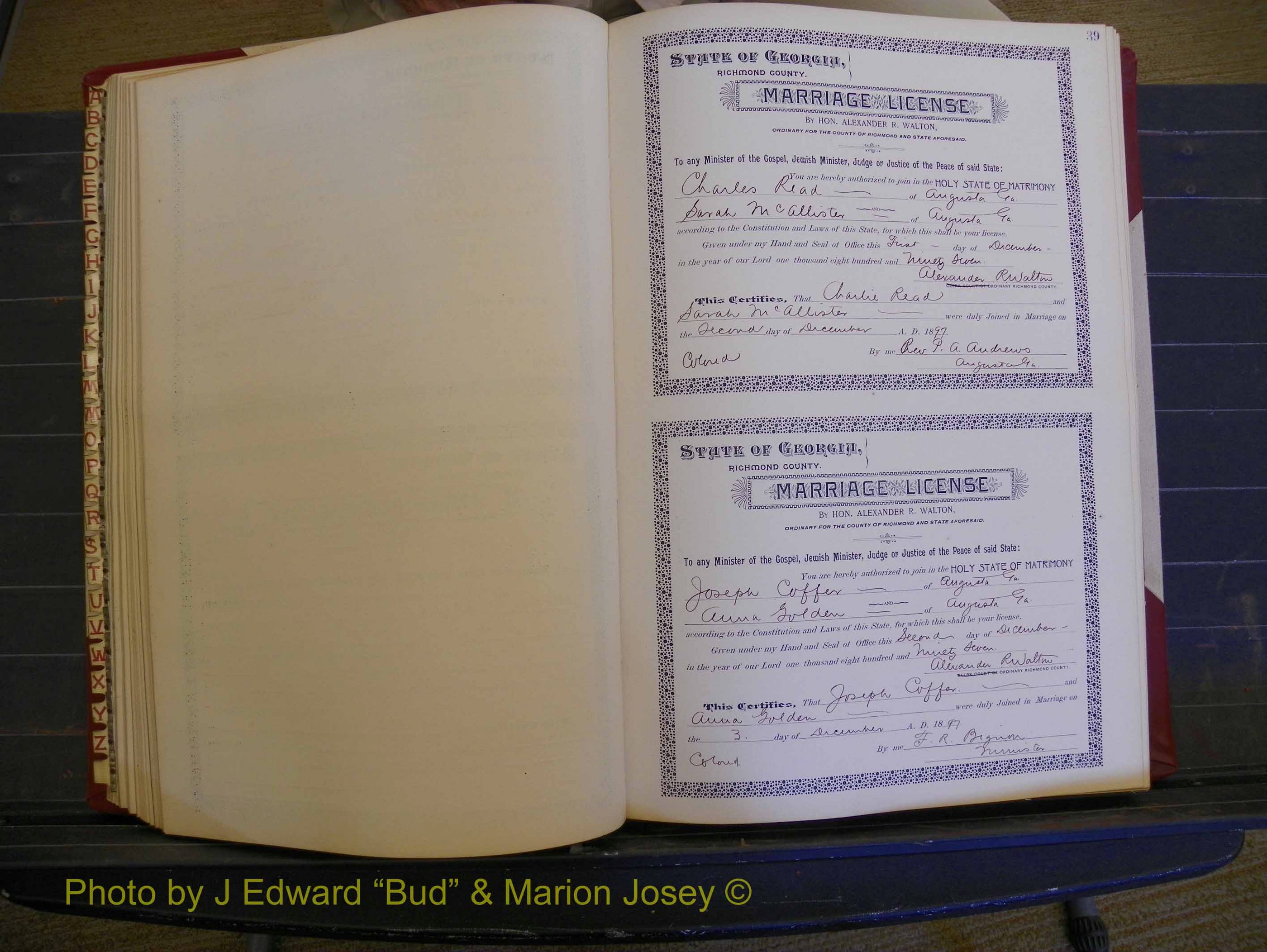 Richmond Marriages, Book V, 1897-1898 P 039.JPG