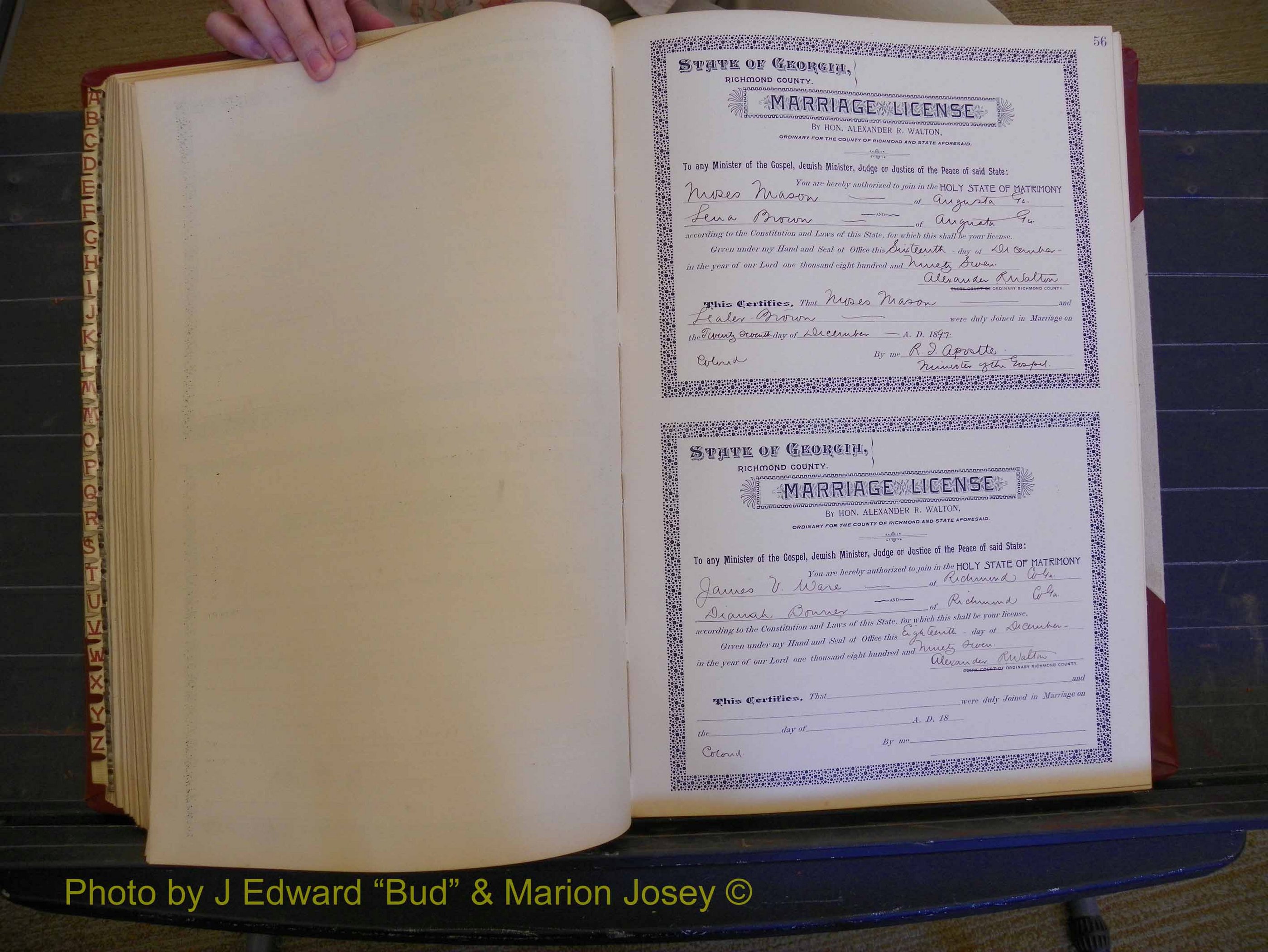 Richmond Marriages, Book V, 1897-1898 P 056.JPG