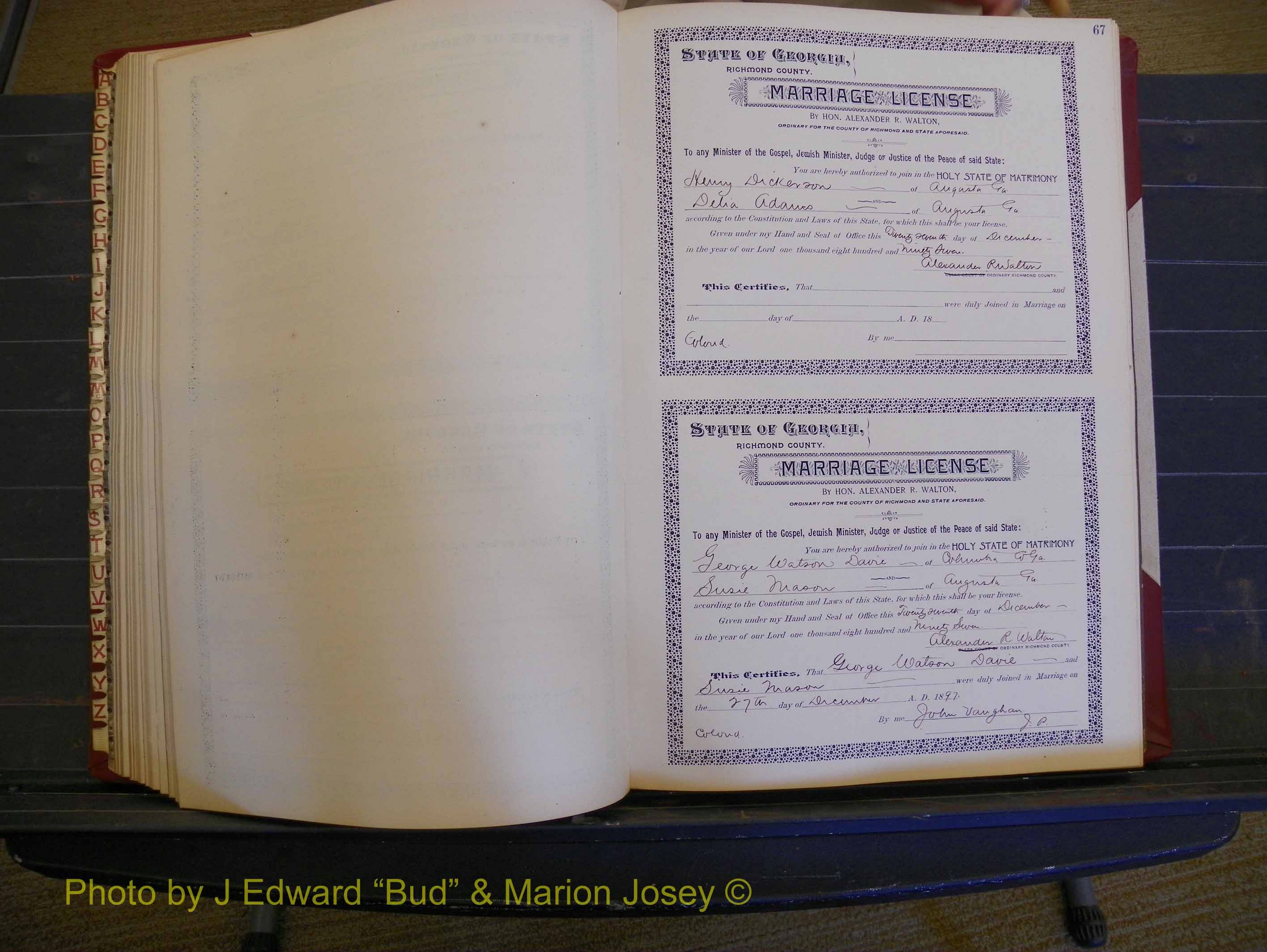 Richmond Marriages, Book V, 1897-1898 P 067.JPG
