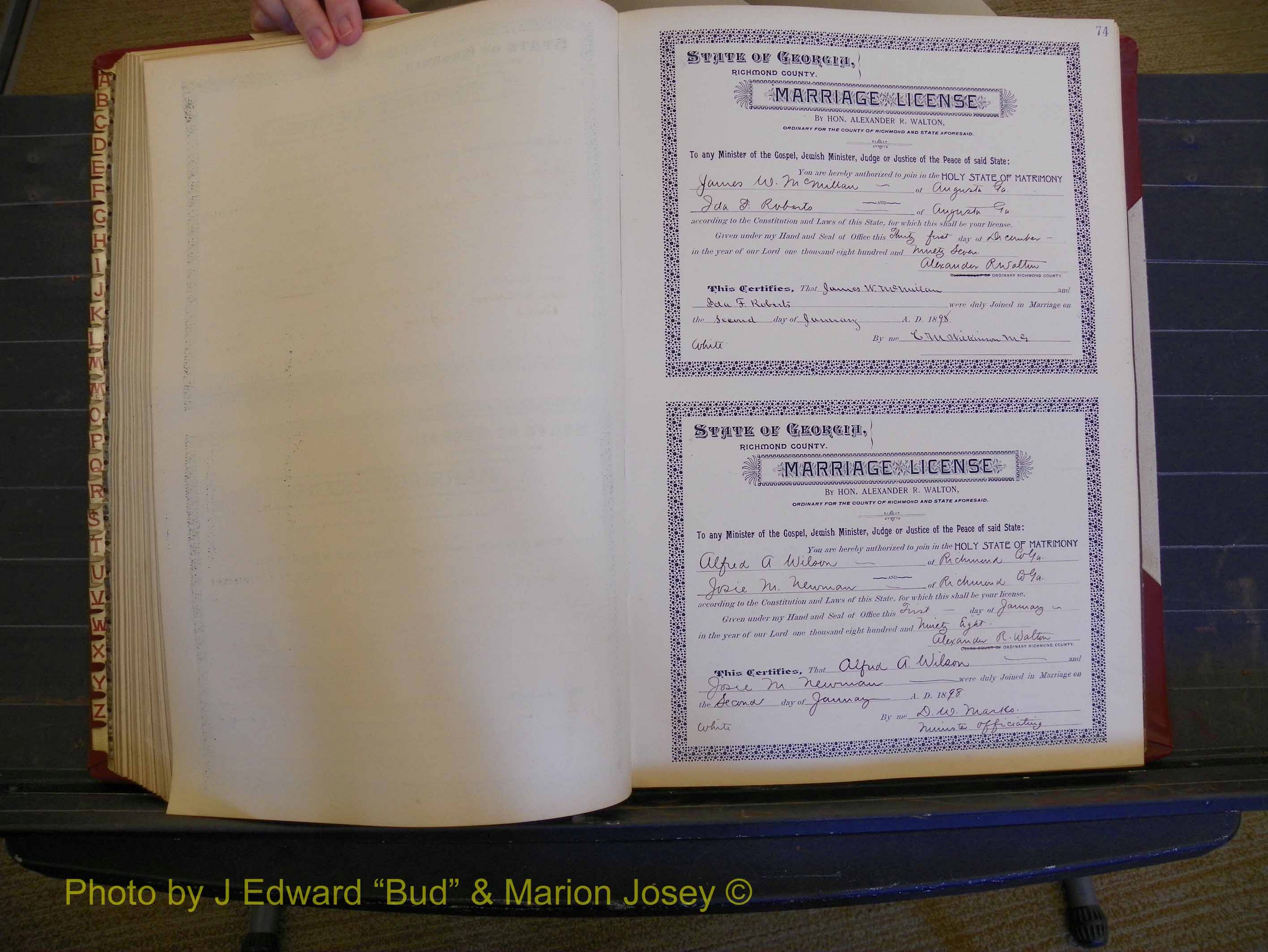 Richmond Marriages, Book V, 1897-1898 P 074.JPG