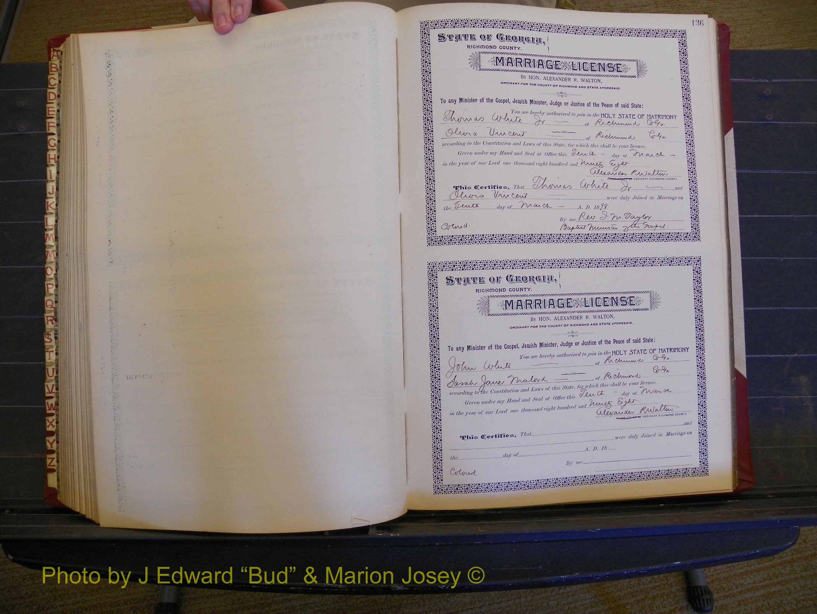 Richmond Marriages, Book V, 1897-1898 P 136.JPG