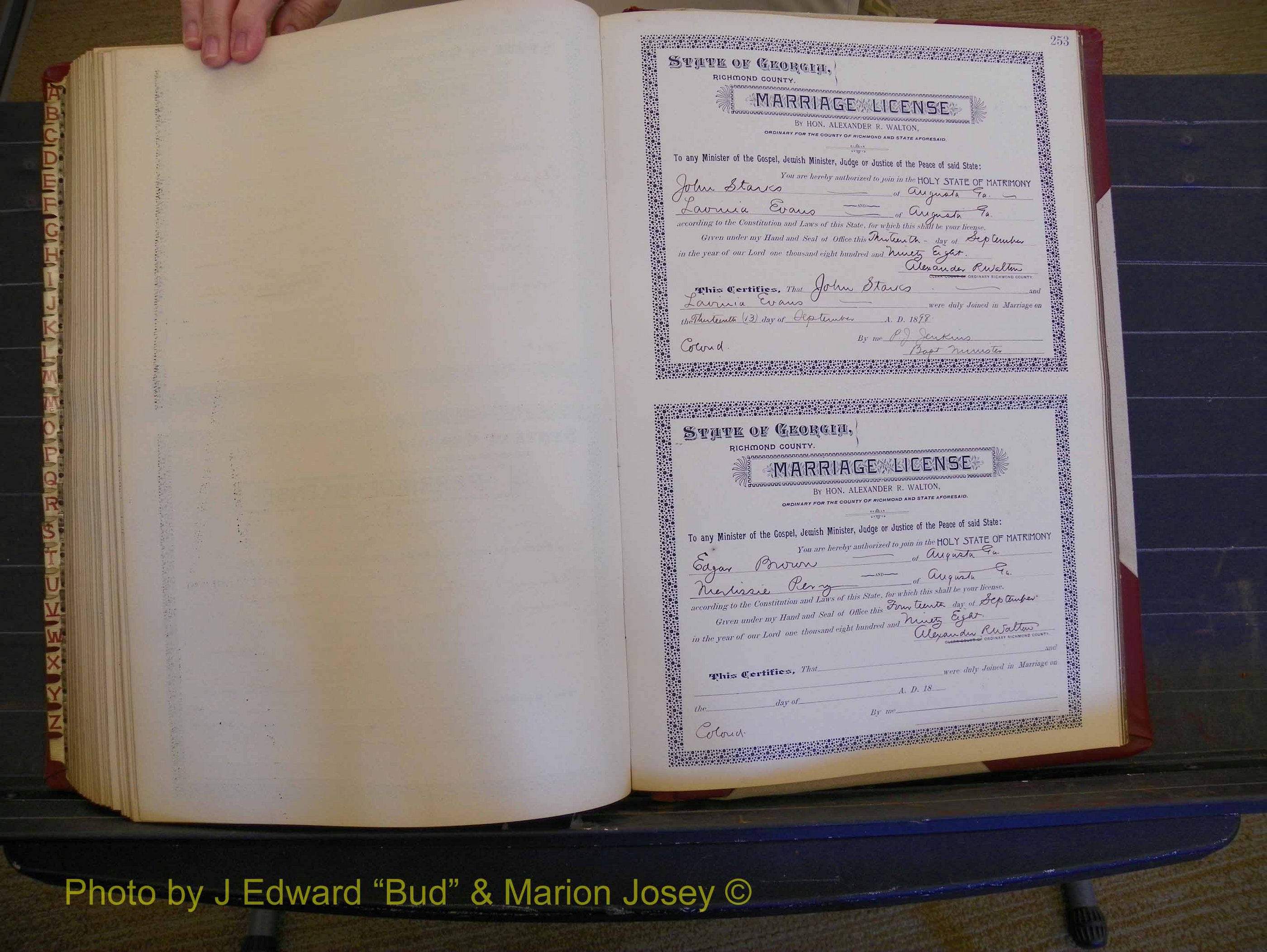 Richmond Marriages, Book V, 1897-1898 P 253.JPG