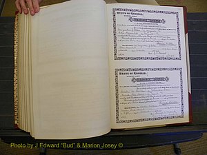Richmond Marriages, Book W, 1898-1899 P 255.JPG