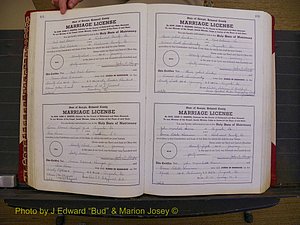 Richmond Marriages, Book XX, 1946-1948 P 104-105.JPG