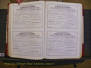 Richmond Marriages, Book XX, 1946-1948 P 124-125.JPG