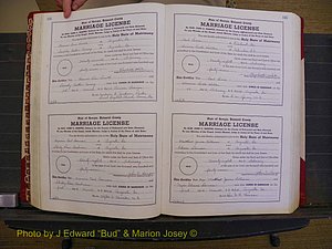 Richmond Marriages, Book XX, 1946-1948 P 134-135.JPG