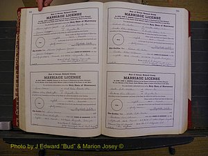 Richmond Marriages, Book XX, 1946-1948 P 144-145.JPG