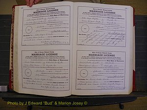 Richmond Marriages, Book XX, 1946-1948 P 150-151.JPG