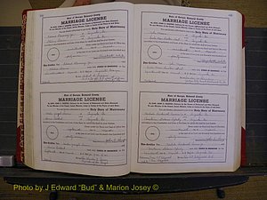 Richmond Marriages, Book XX, 1946-1948 P 154-155.JPG