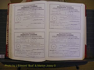 Richmond Marriages, Book XX, 1946-1948 P 156-157.JPG