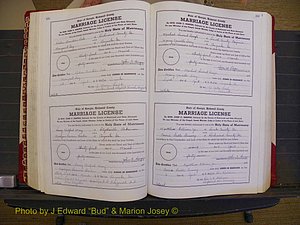 Richmond Marriages, Book XX, 1946-1948 P 166-167.JPG