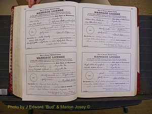 Richmond Marriages, Book XX, 1946-1948 P 350-351.JPG