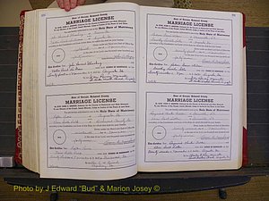 Richmond Marriages, Book XX, 1946-1948 P 390-391.JPG
