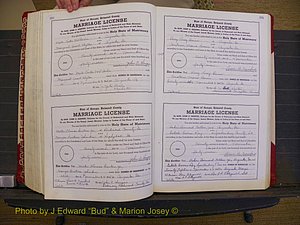 Richmond Marriages, Book XX, 1946-1948 P 392-393.JPG