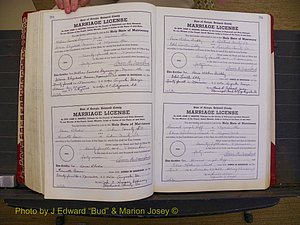 Richmond Marriages, Book XX, 1946-1948 P 394-395.JPG