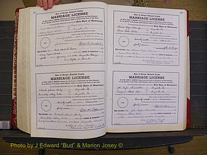 Richmond Marriages, Book XX, 1946-1948 P 396-397.JPG