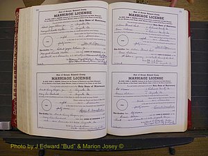 Richmond Marriages, Book XX, 1946-1948 P 410-411.JPG