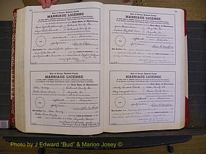 Richmond Marriages, Book XX, 1946-1948 P 420-421.JPG