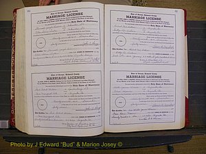 Richmond Marriages, Book XX, 1946-1948 P 436-437.JPG