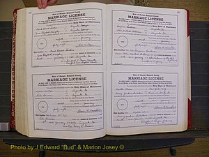 Richmond Marriages, Book XX, 1946-1948 P 446-447.JPG