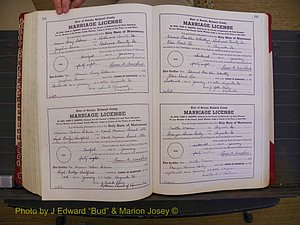 Richmond Marriages, Book XX, 1946-1948 P 450-451.JPG