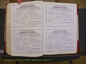 Richmond Marriages, Book XX, 1946-1948 P 462-463.JPG