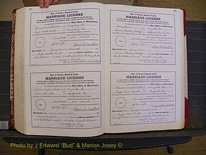 Richmond Marriages, Book XX, 1946-1948 P 492-493.JPG