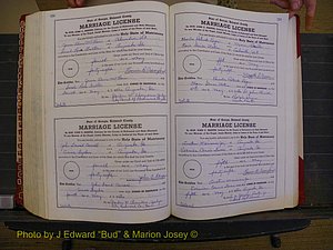 Richmond Marriages, Book XX, 1946-1948 P 530-531.JPG