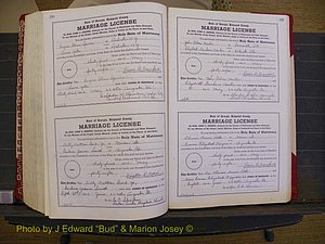 Richmond Marriages, Book XX, 1946-1948 P 556-557.JPG