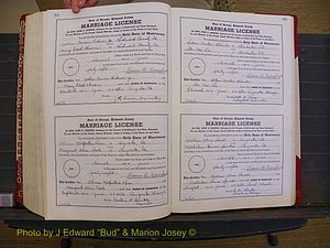 Richmond Marriages, Book XX, 1946-1948 P 564-565.JPG
