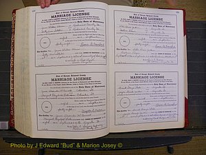 Richmond Marriages, Book XX, 1946-1948 P 638-639.JPG
