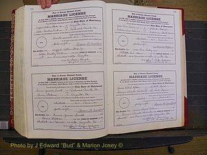 Richmond Marriages, Book XX, 1946-1948 P 706-707.JPG
