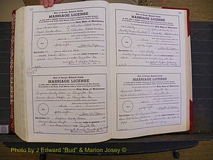Richmond Marriages, Book XX, 1946-1948 P 708-709.JPG