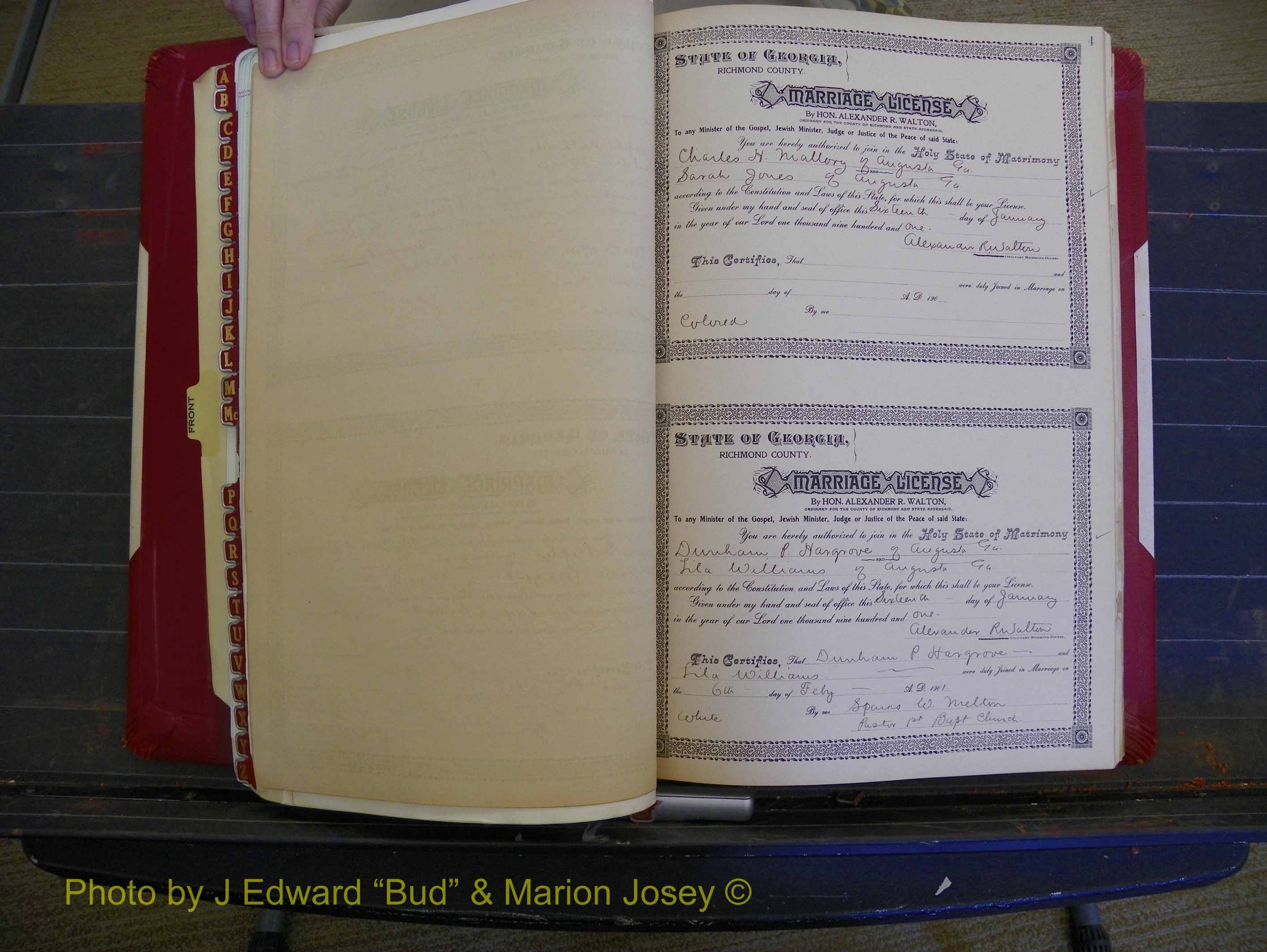 Richmond Marriages, Book Y, 1901 P 004.JPG