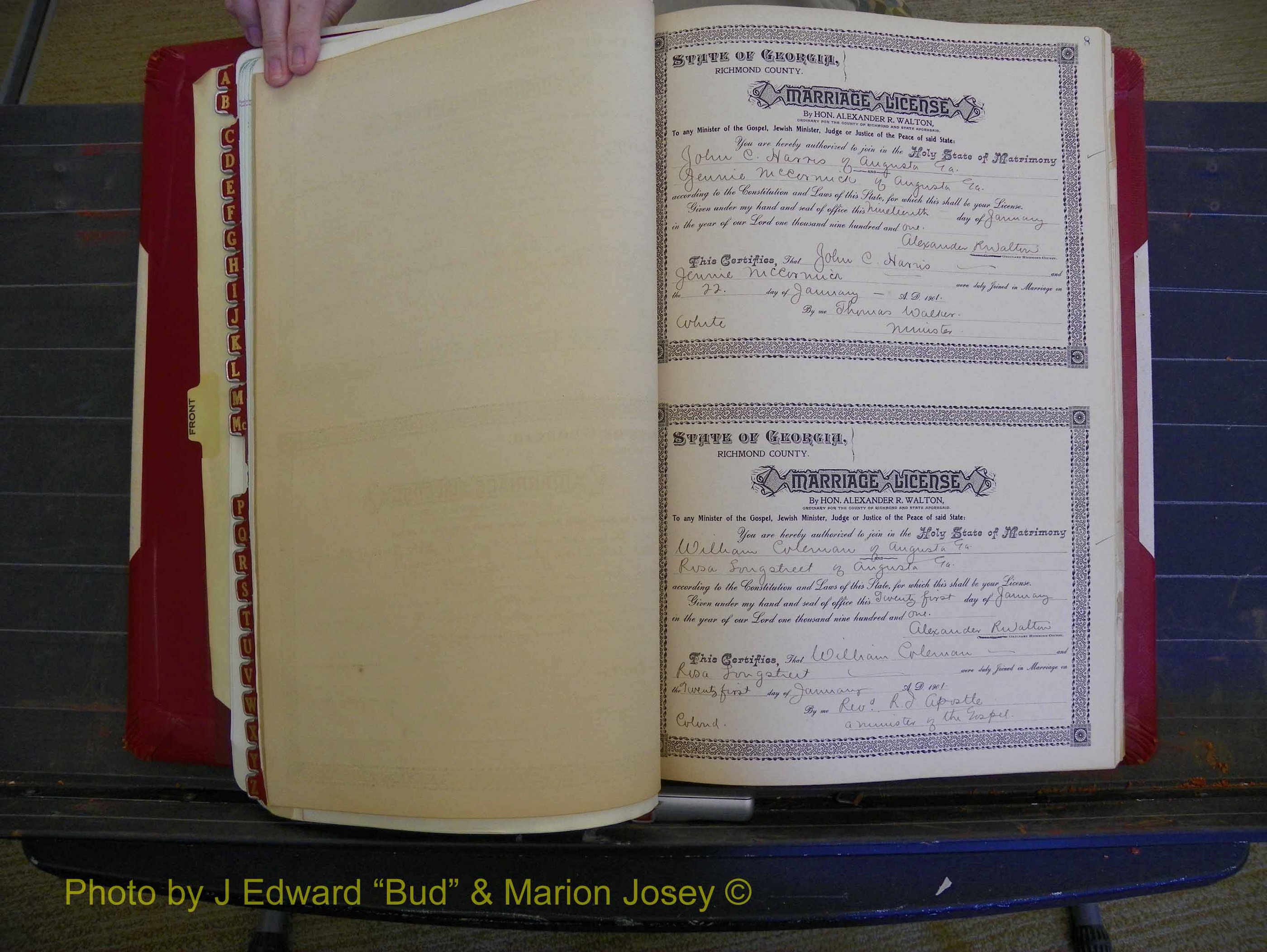 Richmond Marriages, Book Y, 1901 P 008.JPG