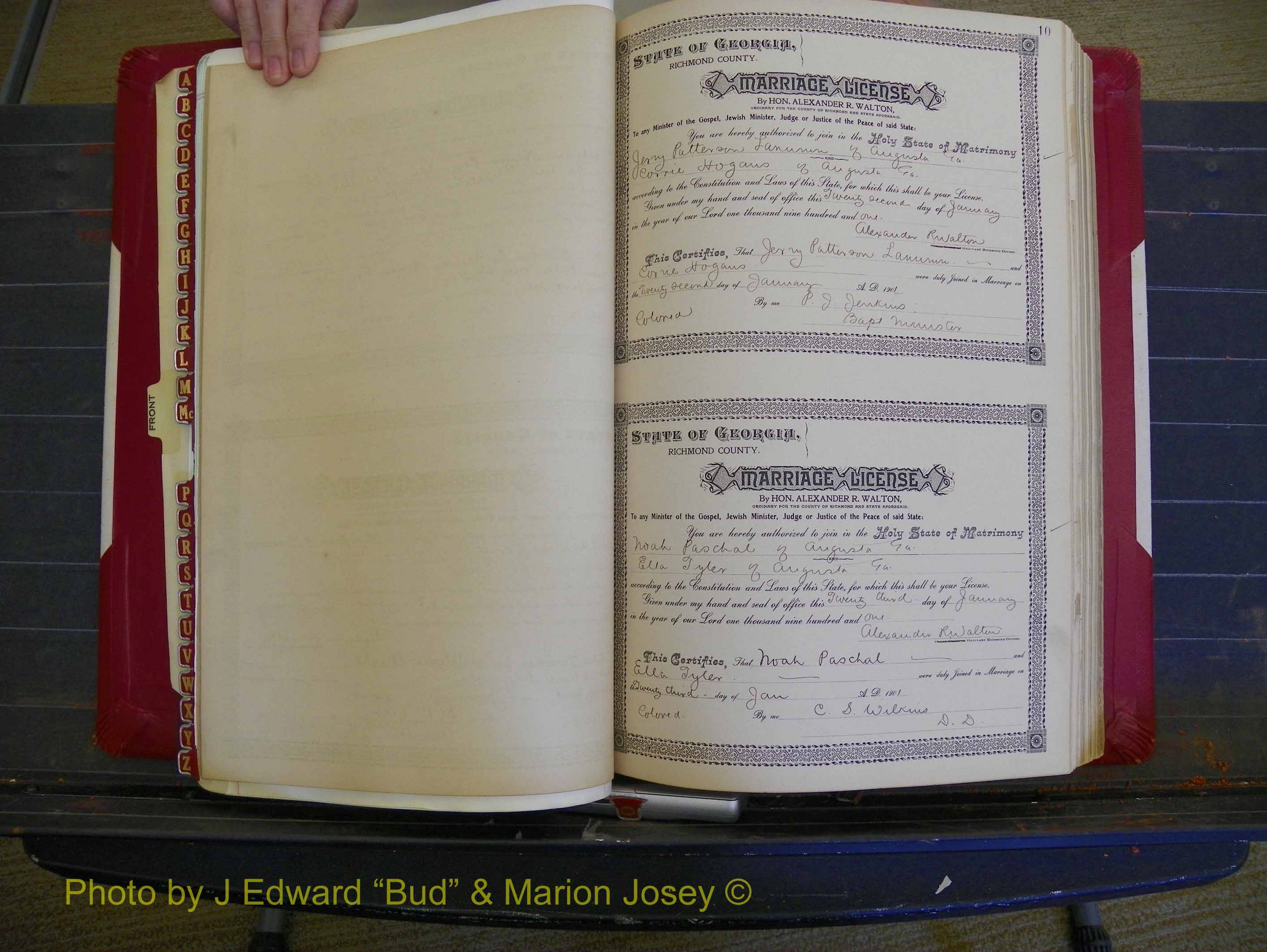 Richmond Marriages, Book Y, 1901 P 010.JPG