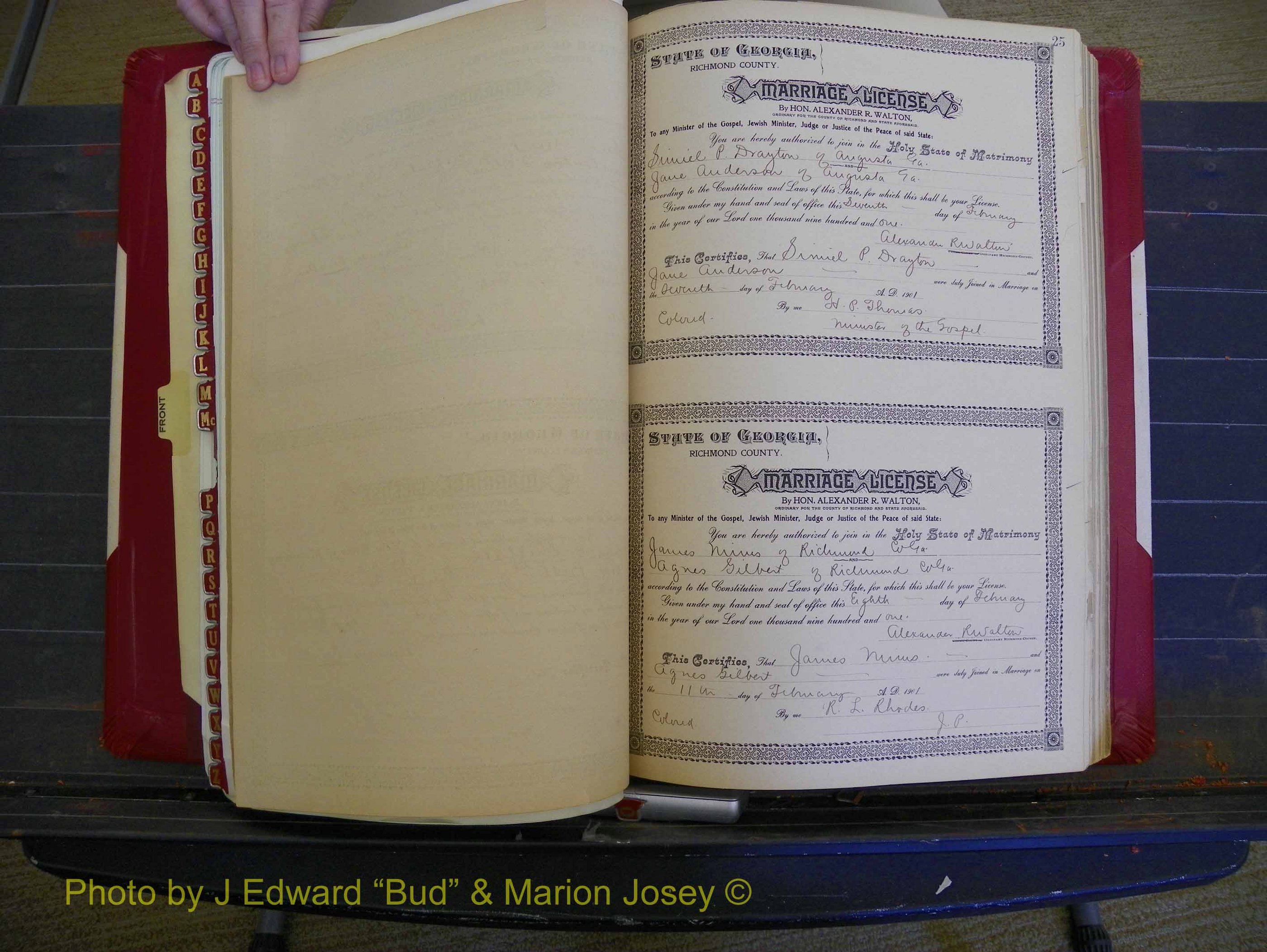 Richmond Marriages, Book Y, 1901 P 025.JPG