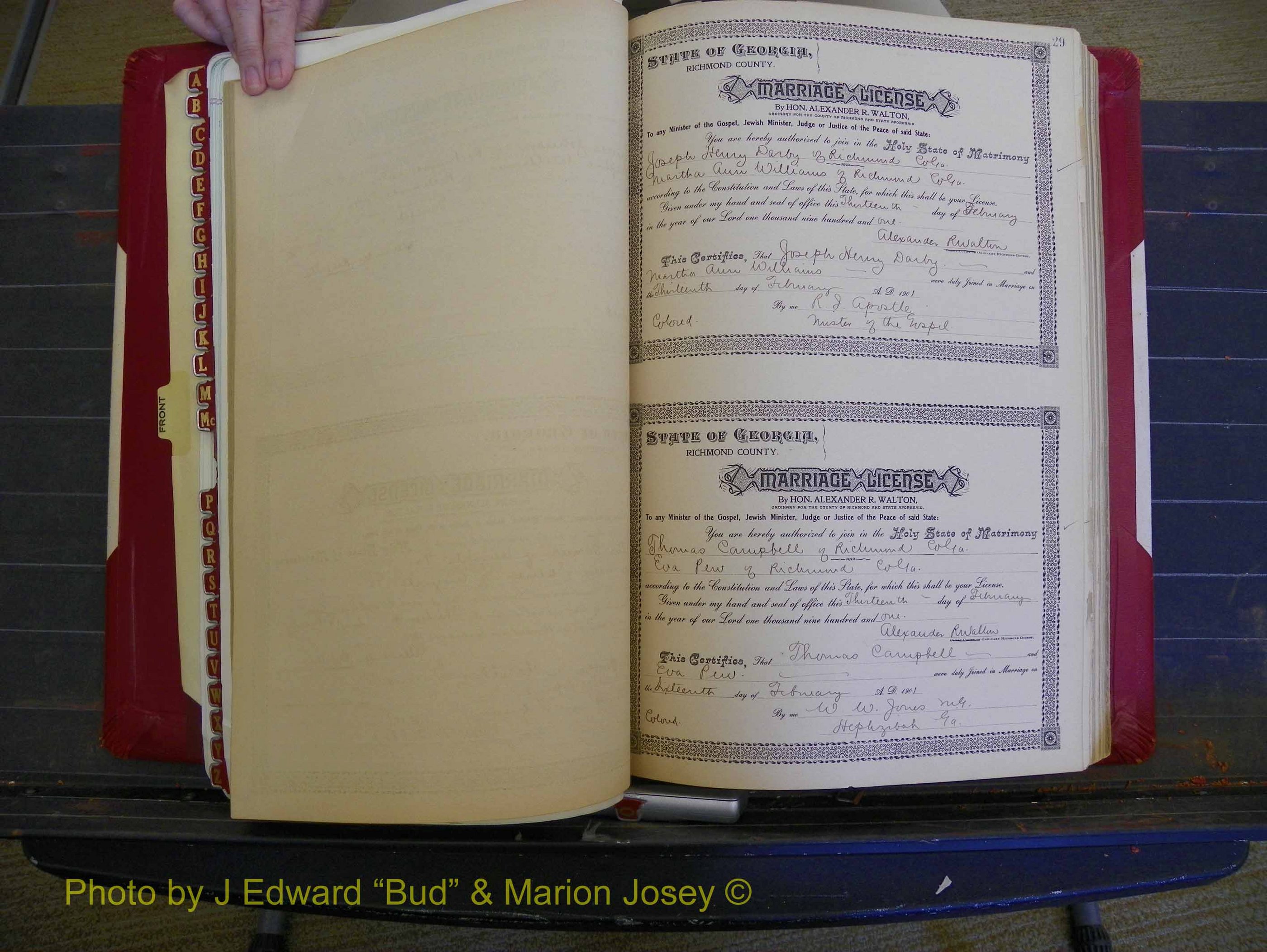 Richmond Marriages, Book Y, 1901 P 029.JPG