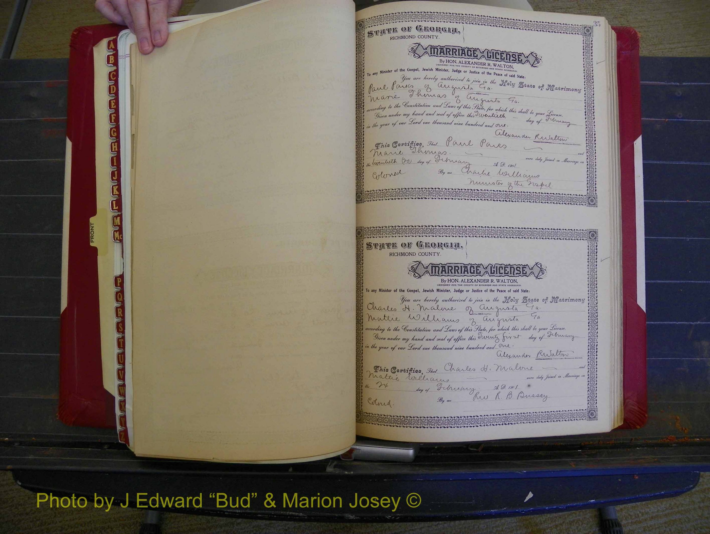 Richmond Marriages, Book Y, 1901 P 035.JPG