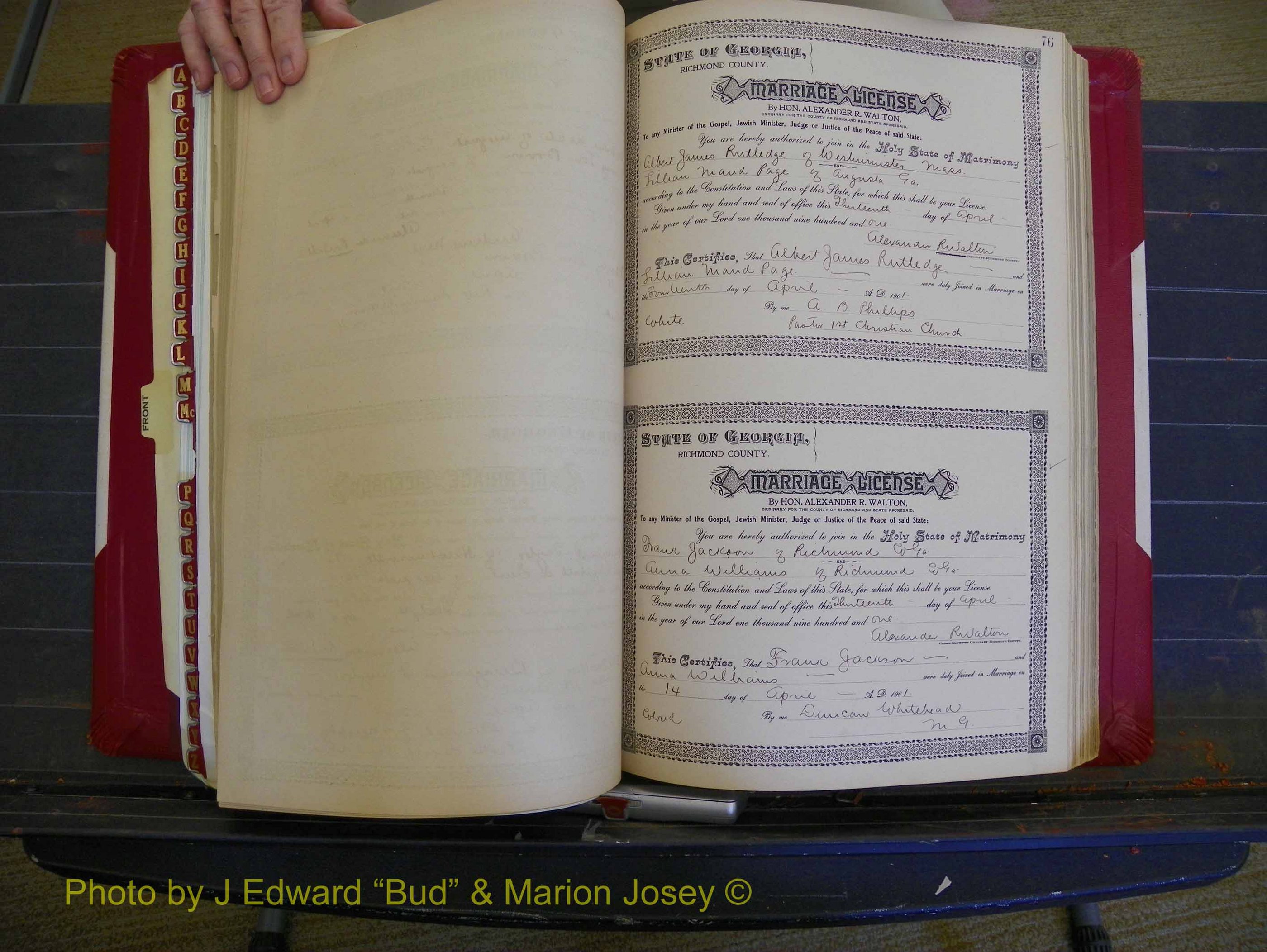 Richmond Marriages, Book Y, 1901 P 076.JPG