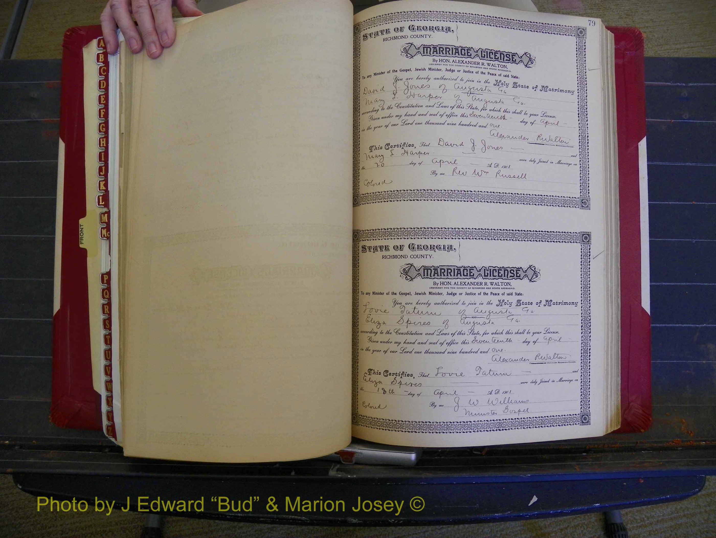 Richmond Marriages, Book Y, 1901 P 079.JPG