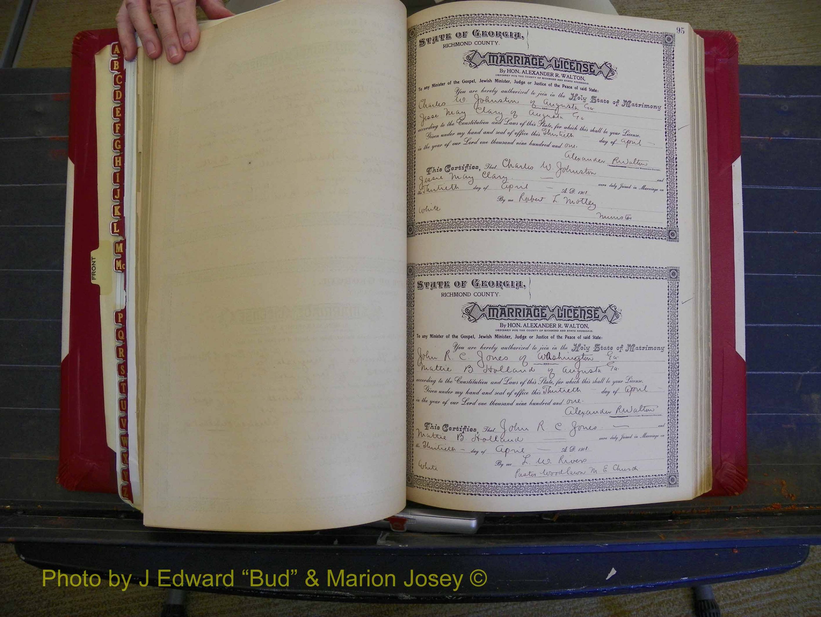 Richmond Marriages, Book Y, 1901 P 095.JPG