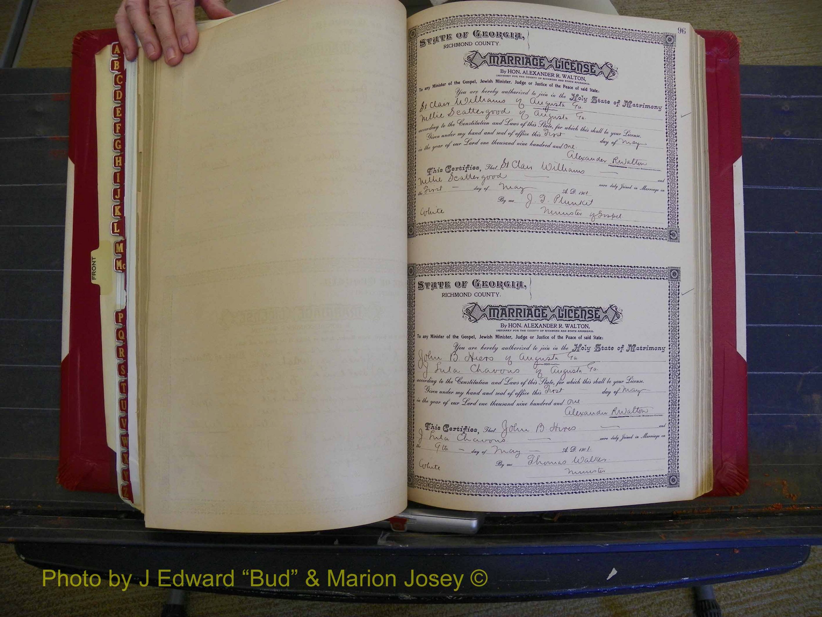 Richmond Marriages, Book Y, 1901 P 096.JPG
