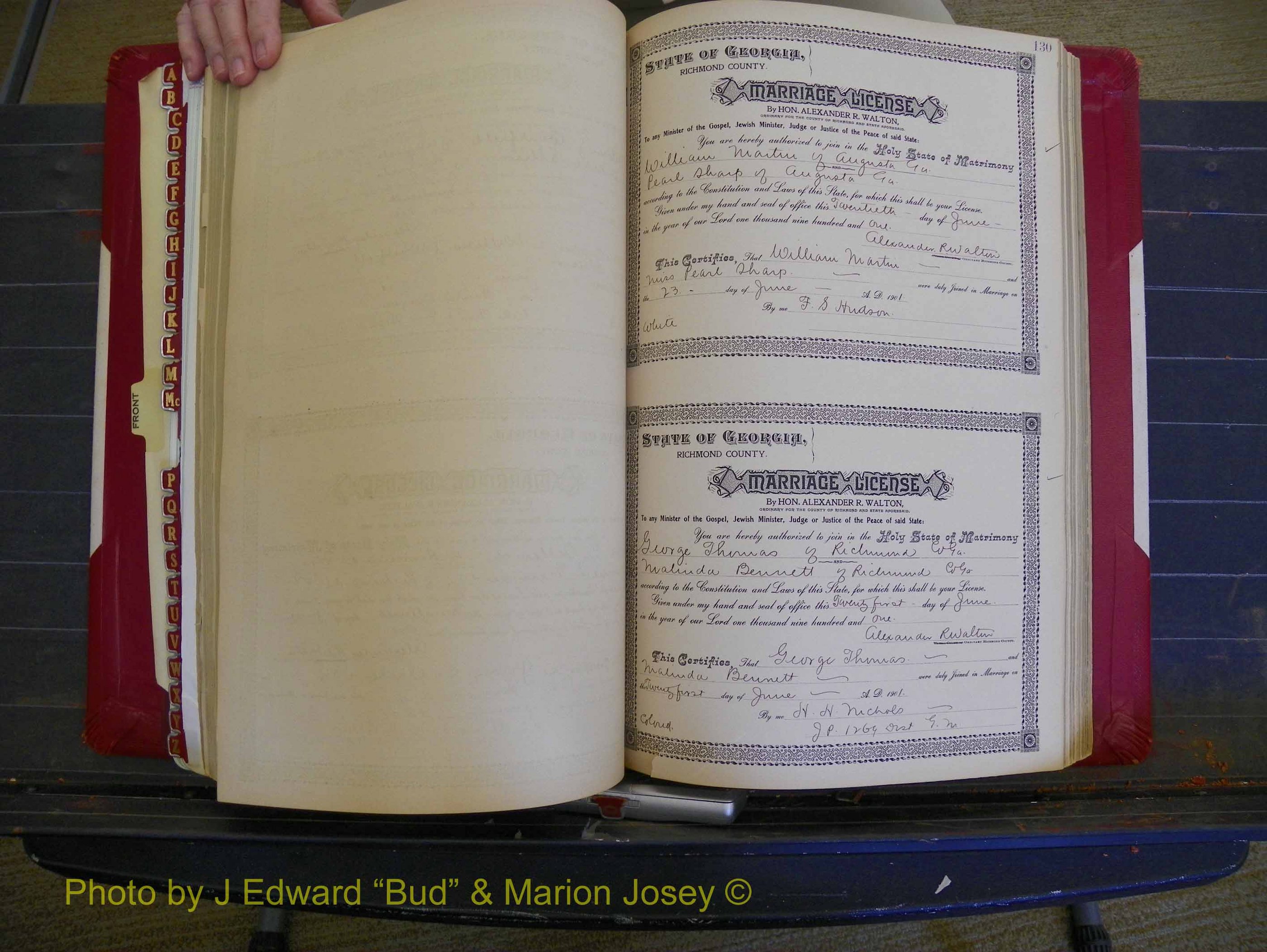 Richmond Marriages, Book Y, 1901 P 130.JPG