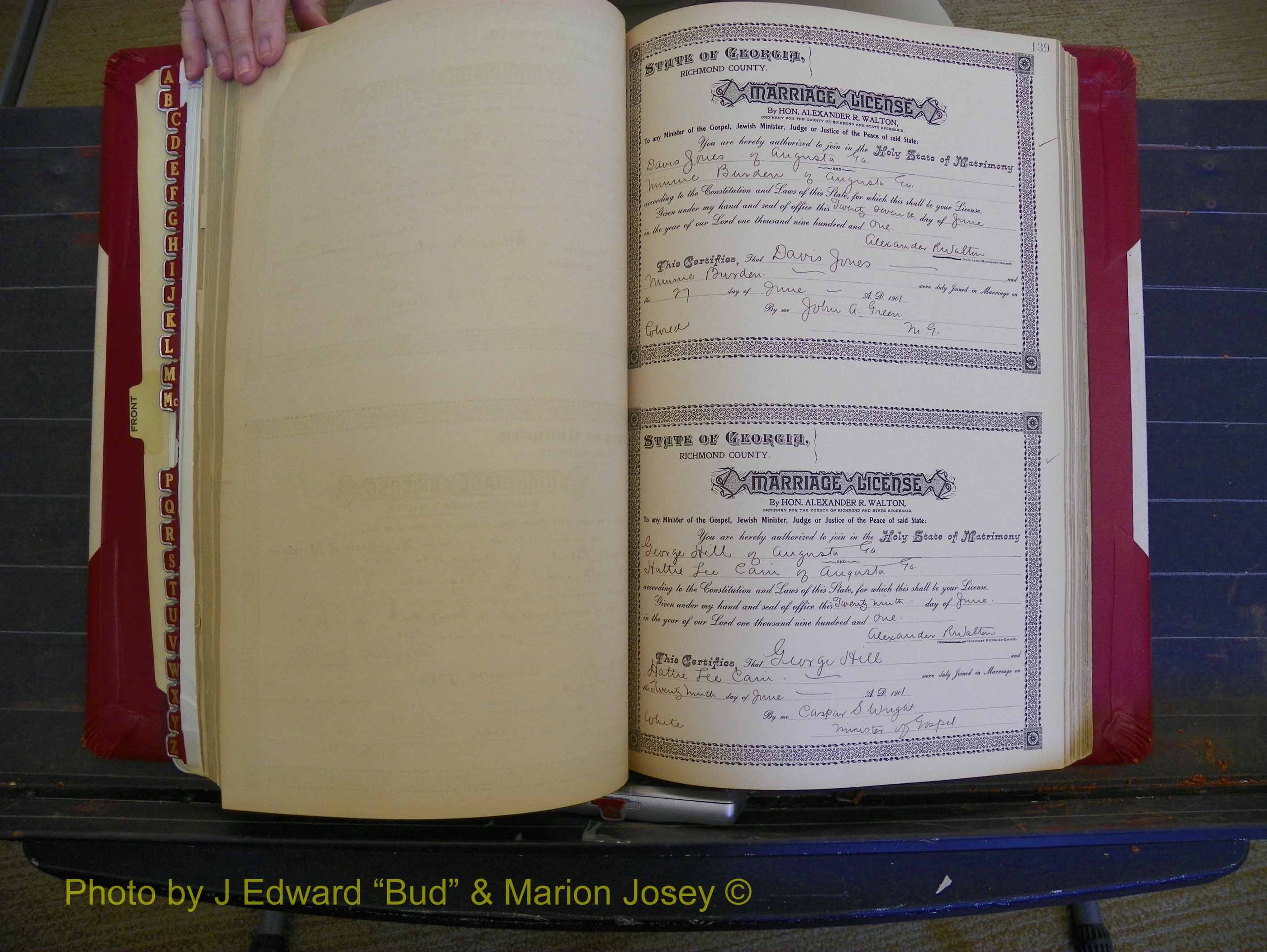 Richmond Marriages, Book Y, 1901 P 139.JPG