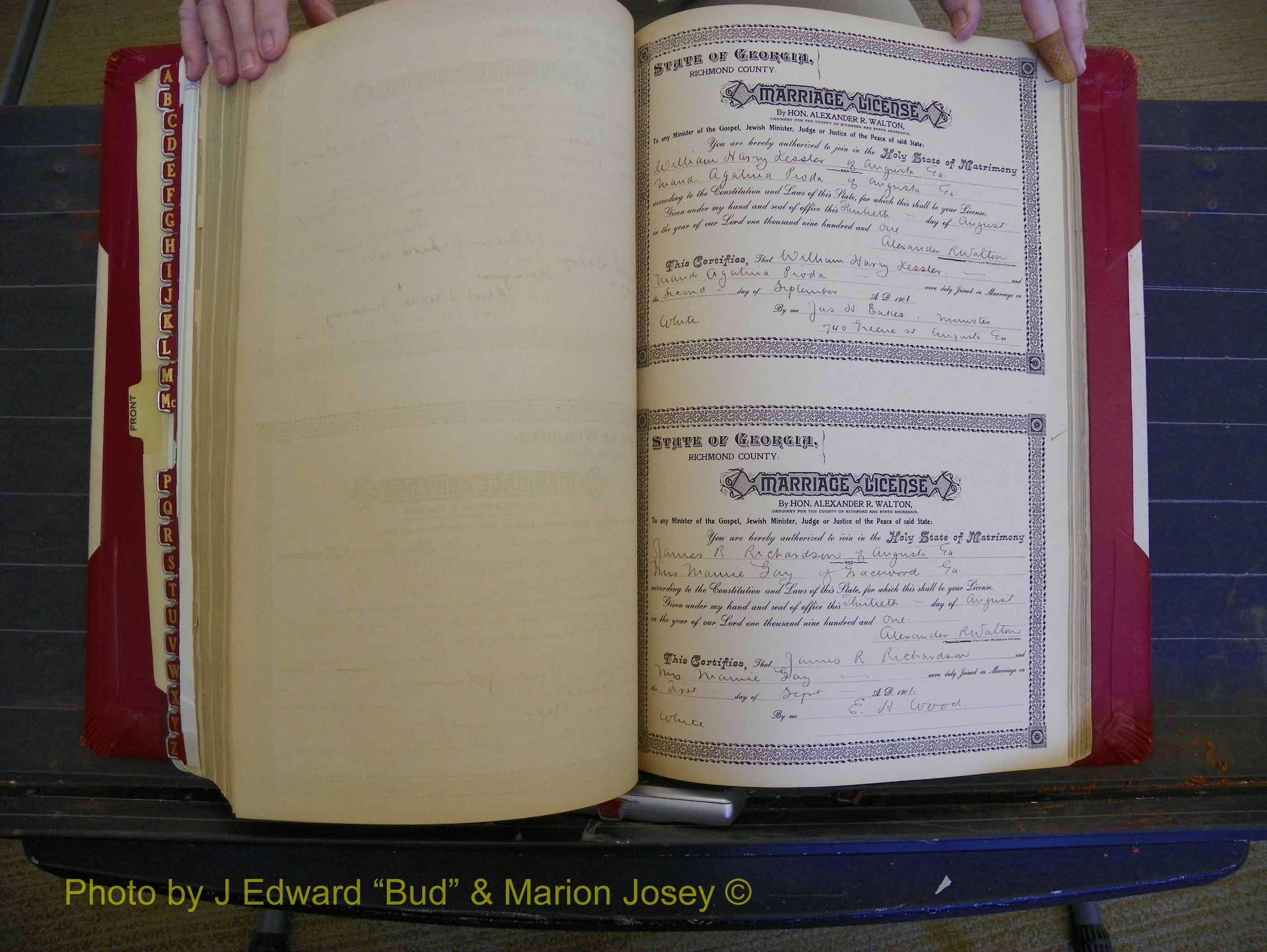 Richmond Marriages, Book Y, 1901 P 178.JPG