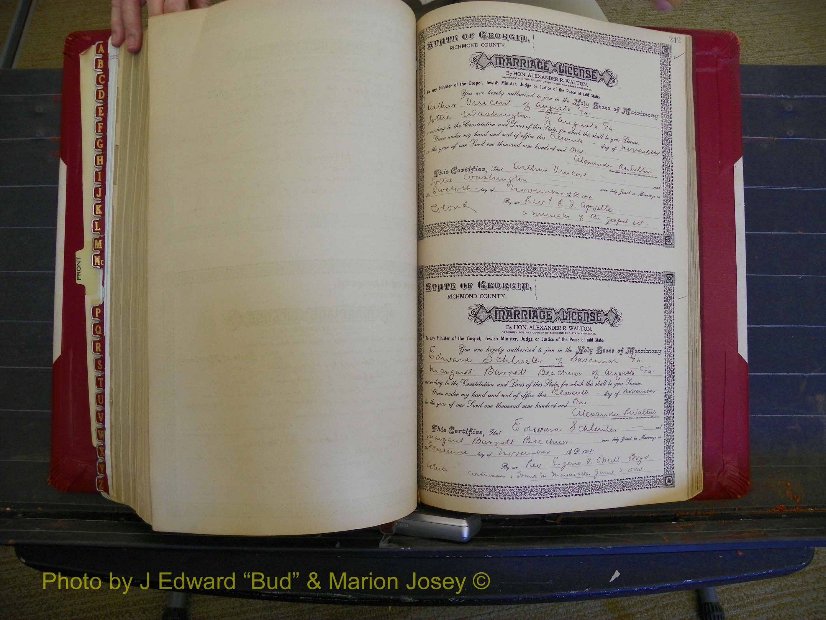 Richmond Marriages, Book Y, 1901 P 242.JPG